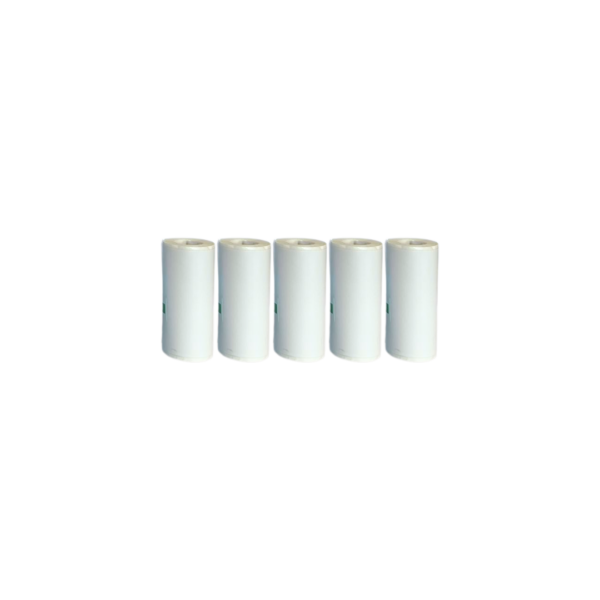 Papier Autocollant 5 Rouleaux de blanc