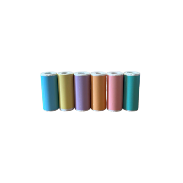 Papier Autocollant 5 Rouleaux de couleurs